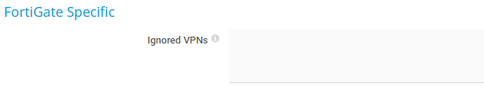 FortiGate Specific&nbsp;